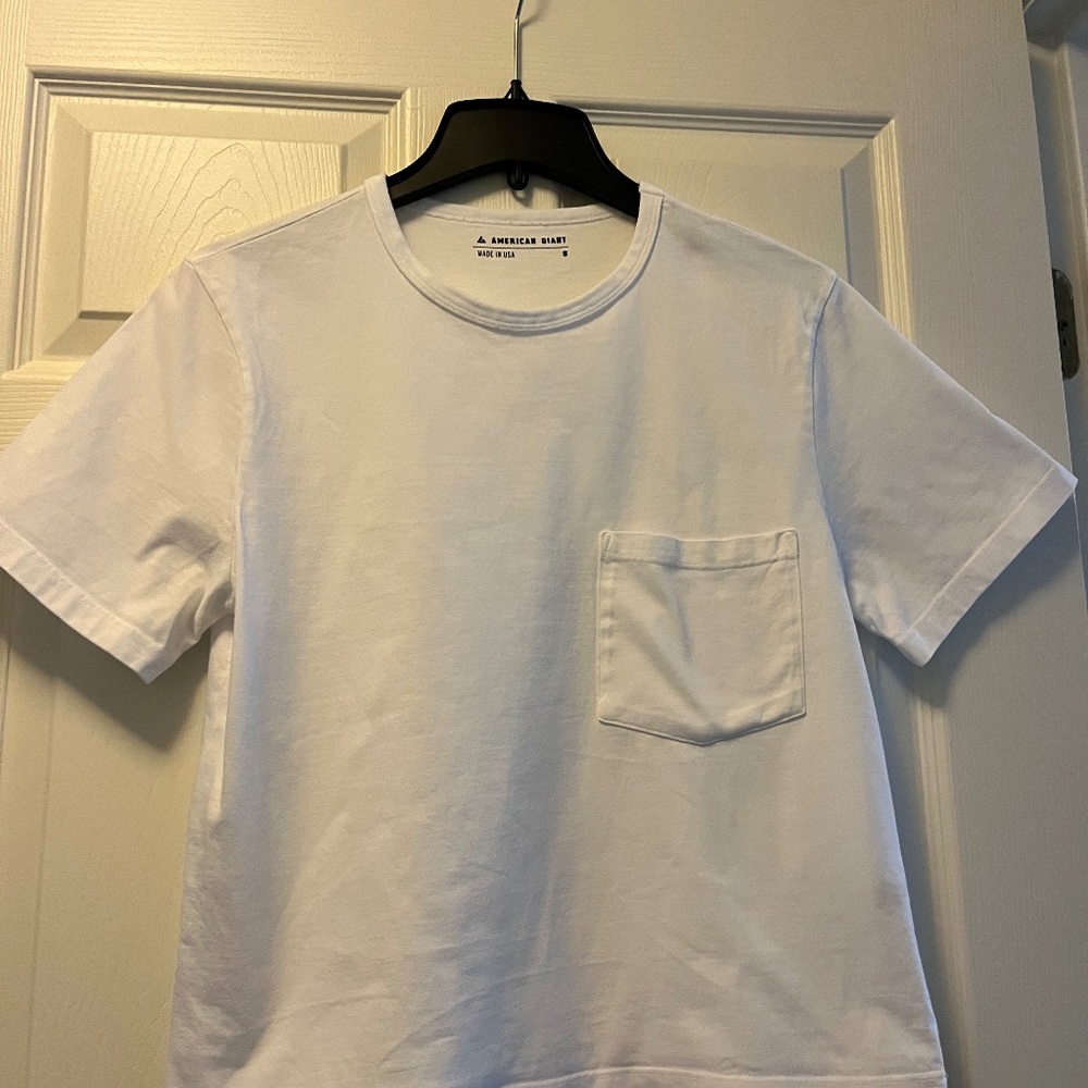 American Giant Small White t-shirt